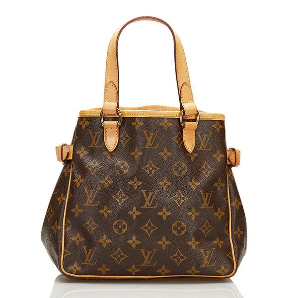 ルイ ヴィトン モノグラム バティニョール ハンドバッグ M51156 ブラウン PVC レザー レディース LOUIS VUITTON 【中古】