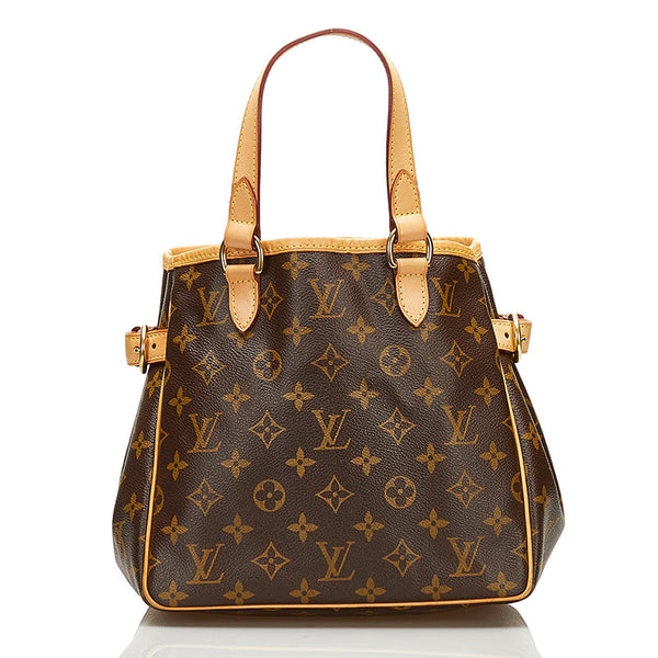 ルイ ヴィトン モノグラム バティニョール ハンドバッグ M51156 ブラウン PVC レザー レディース LOUIS VUITTON 【中古】