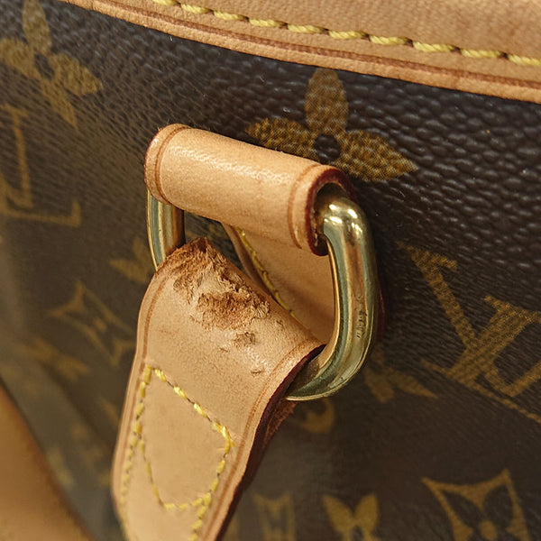 ルイ ヴィトン モノグラム バティニョール ハンドバッグ M51156 ブラウン PVC レザー レディース LOUIS VUITTON 【中古】
