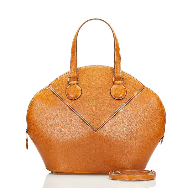 エルメス イルドシキ ハンドバッグ ショルダーバッグ 2WAY ブラウン レザー レディース HERMES 【中古】