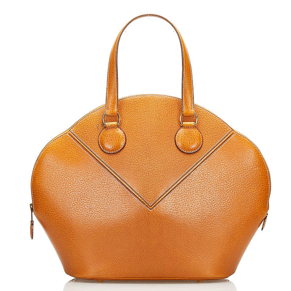 エルメス イルドシキ ハンドバッグ ショルダーバッグ 2WAY ブラウン レザー レディース HERMES 【中古】