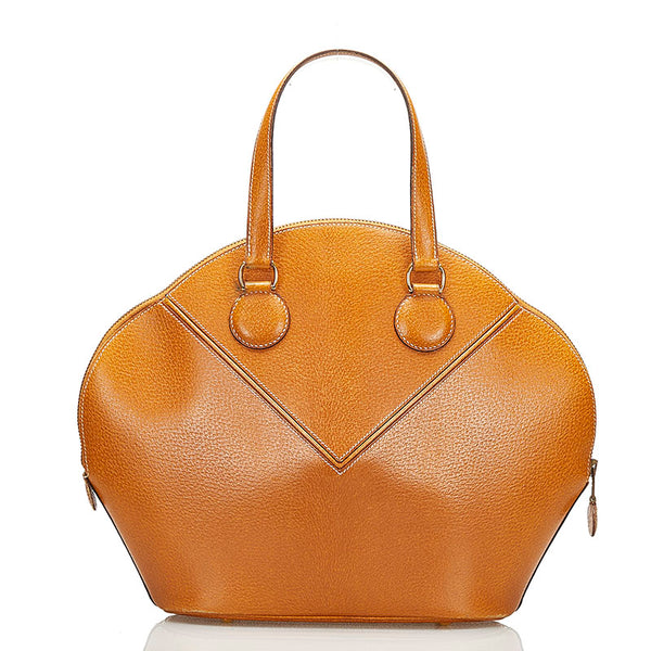 エルメス イルドシキ ハンドバッグ ショルダーバッグ 2WAY ブラウン レザー レディース HERMES 【中古】