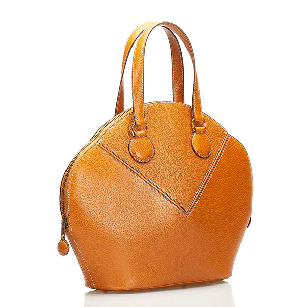 エルメス イルドシキ ハンドバッグ ショルダーバッグ 2WAY ブラウン レザー レディース HERMES 【中古】