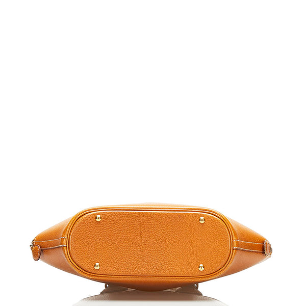 エルメス イルドシキ ハンドバッグ ショルダーバッグ 2WAY ブラウン レザー レディース HERMES 【中古】