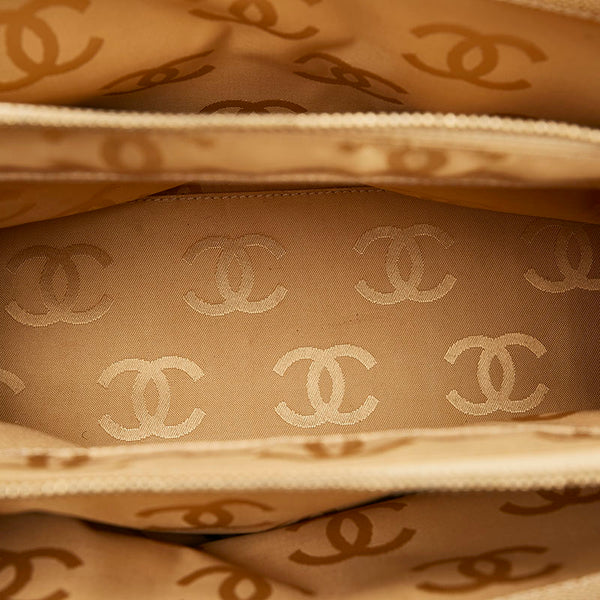 シャネル ココマーク ハンドバッグ ショルダーバッグ ベージュ キャビアスキン レディース CHANEL 【中古】