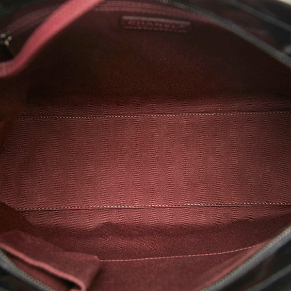 シャネル ココマーク マトラッセ トートバッグ ショルダーバッグ ブラック エナメル レザー レディース CHANEL 【中古】