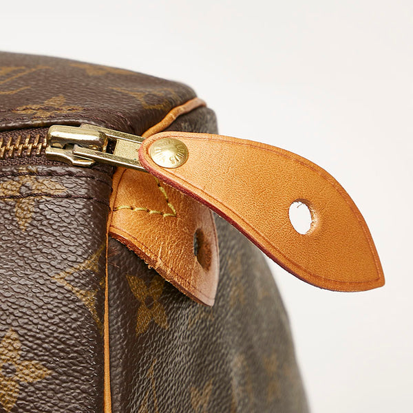 ルイ ヴィトン モノグラム スピーディ40 ボストンバッグ ハンドバッグ M41522 ブラウン PVC レザー レディース LOUIS VUITTON 【中古】