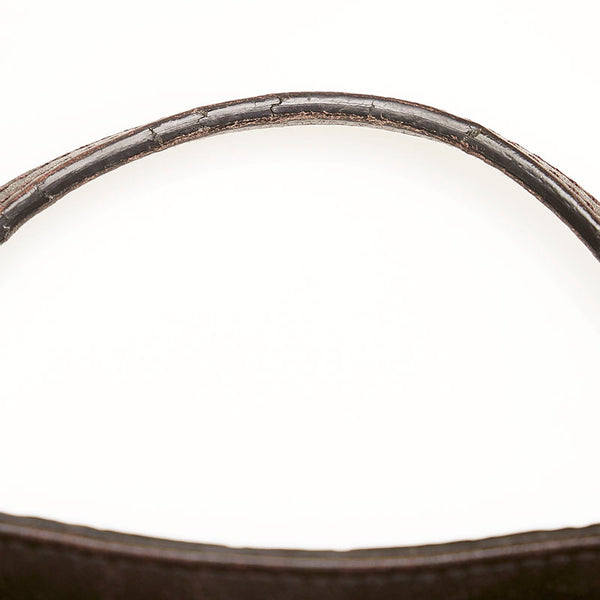 グッチ マイクロGG グッチシマ ハンドバッグ ショルダーバッグ 2WAY 353120 ブラウン レザー レディース GUCCI 【中古】