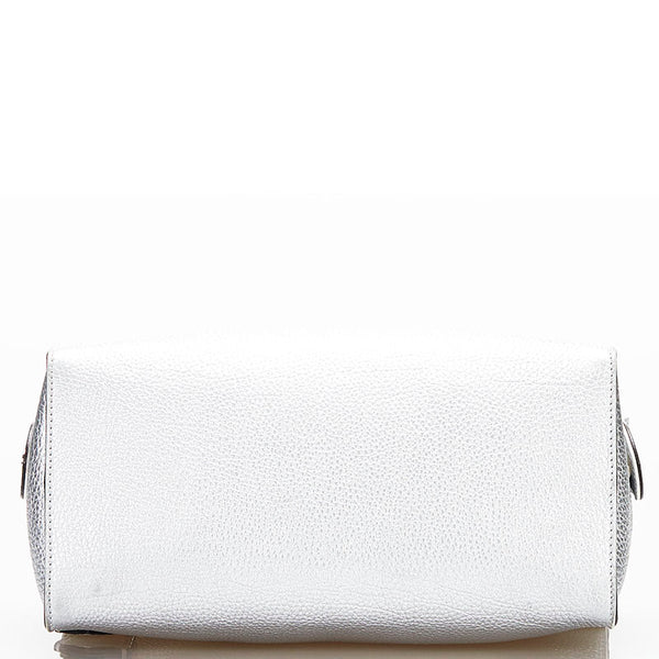 フェンディ セレリア ハンドバッグ ショルダーバッグ 2WAY シルバー レザー レディース FENDI 【中古】