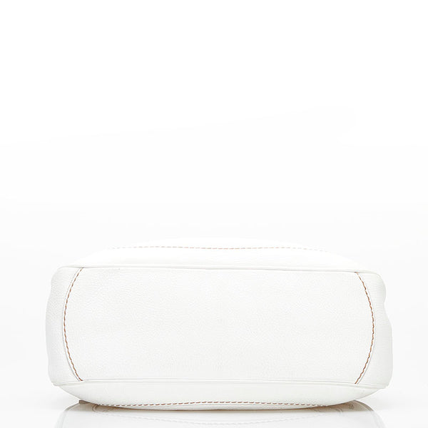 トッズ トートバッグ ショルダーバッグ 02ER566 ホワイト レザー レディース TOD’S 【中古】
