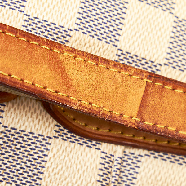 ルイ ヴィトン ダミエ アズール トータリーPM トートバッグ ショルダーバッグ N51261 ホワイト PVC レザー レディース LOUIS VUITTON 【中古】