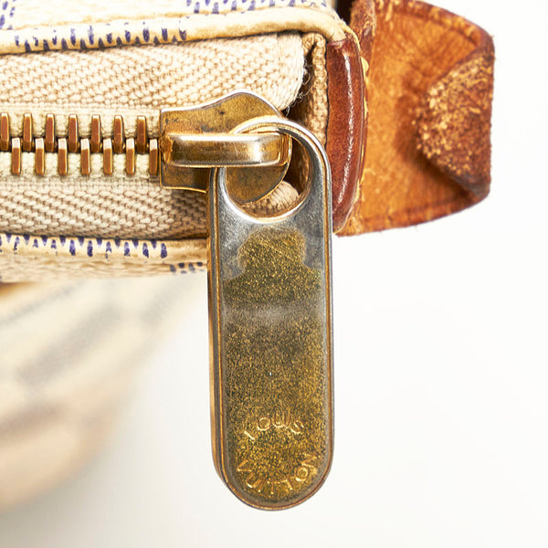 ルイ ヴィトン ダミエ アズール トータリーPM トートバッグ ショルダーバッグ N51261 ホワイト PVC レザー レディース LOUIS VUITTON 【中古】