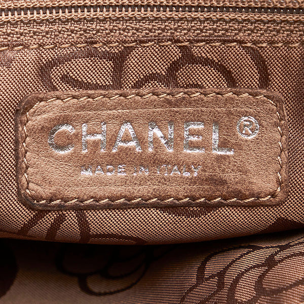 シャネル マドモアゼル チェーン ショルダーバッグ ハンドバッグ ブラウン レザー レディース CHANEL 【中古】