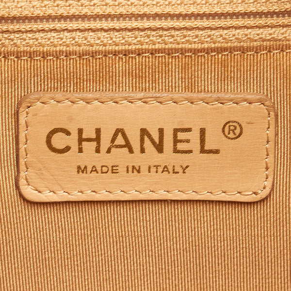 シャネル マトラッセ ココマーク ハンドバッグ ボストンバッグ ベージュ キャビアスキン レディース CHANEL 【中古】