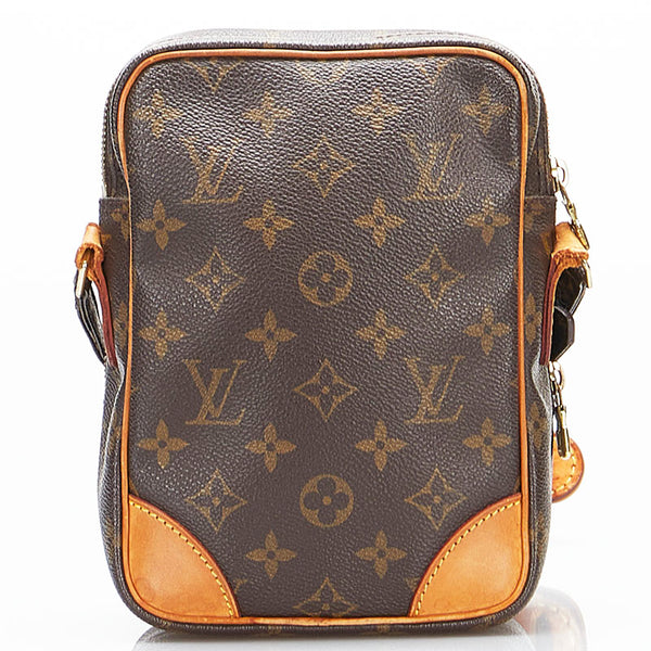 ルイ ヴィトン モノグラム アマゾン 斜め掛け ショルダーバッグ M45236 ブラウン PVC レザー レディース LOUIS VUITTON 【中古】