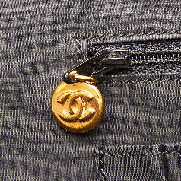 シャネル チェーン トートバッグ ショルダーバッグ ブラック エナメル レディース CHANEL 【中古】