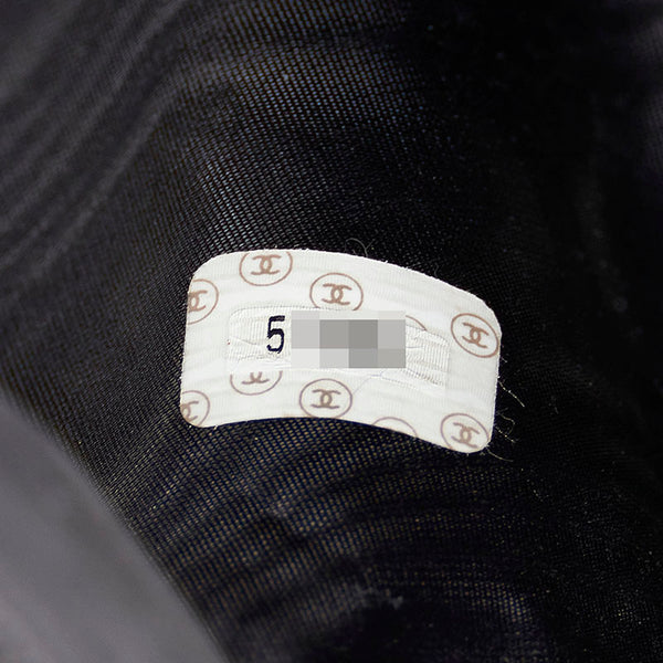 シャネル チェーン トートバッグ ショルダーバッグ ブラック エナメル レディース CHANEL 【中古】