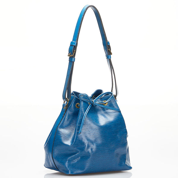 ルイ ヴィトン エピ プチノエ ショルダーバッグ M44105 トレドブルー レザー レディース LOUIS VUITTON 【中古】