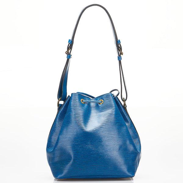 ルイ ヴィトン エピ プチノエ ショルダーバッグ M44105 トレドブルー レザー レディース LOUIS VUITTON 【中古】