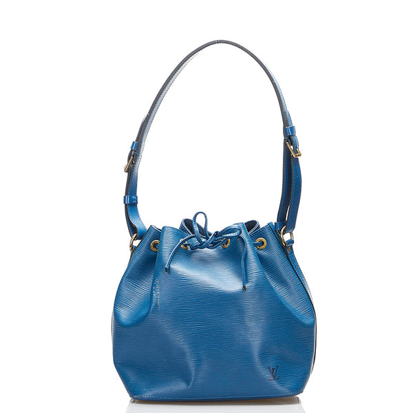 ルイ ヴィトン エピ プチノエ ショルダーバッグ M44105 トレドブルー レザー レディース LOUIS VUITTON 【中古】