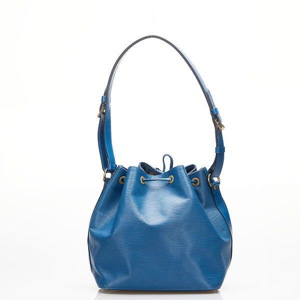 ルイ ヴィトン エピ プチノエ ショルダーバッグ M44105 トレドブルー レザー レディース LOUIS VUITTON 【中古】