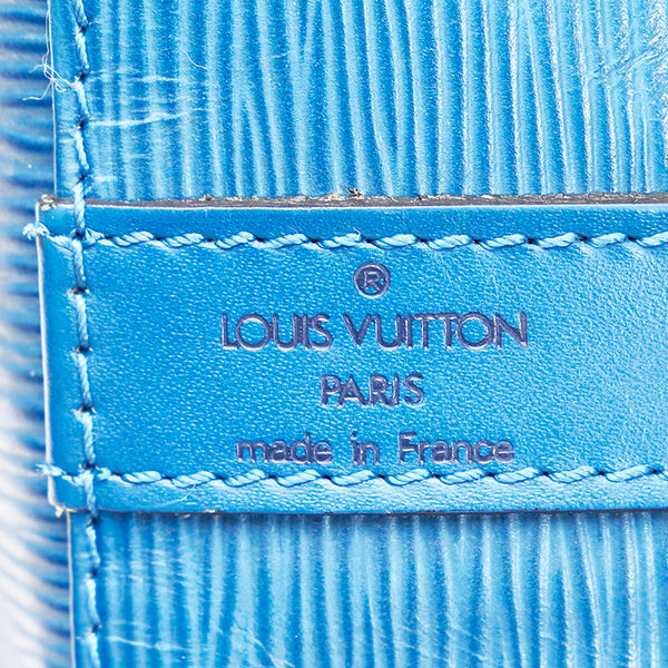 ルイ ヴィトン エピ プチノエ ショルダーバッグ M44105 トレドブルー レザー レディース LOUIS VUITTON 【中古】