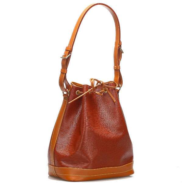 ルイ ヴィトン エピ ノエ M44028 ブラウン レザー ショルダーバッグ レディース LOUIS VUITTON 中古