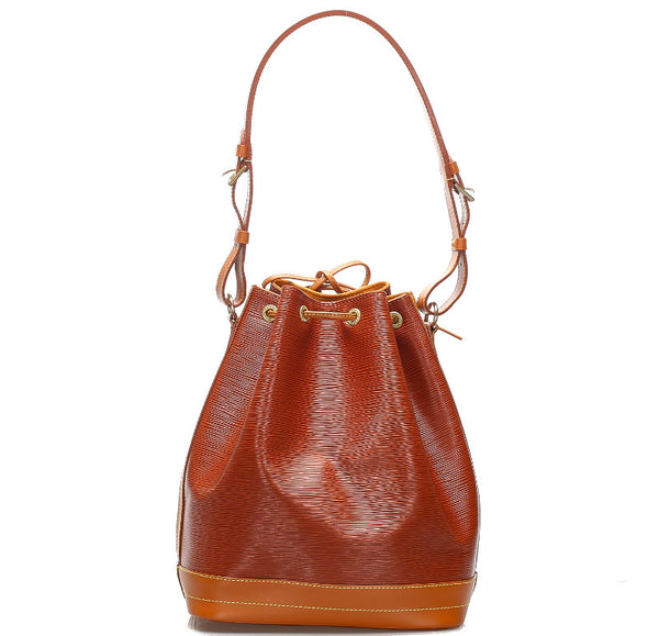 ルイ ヴィトン エピ ノエ M44028 ブラウン レザー ショルダーバッグ レディース LOUIS VUITTON 中古