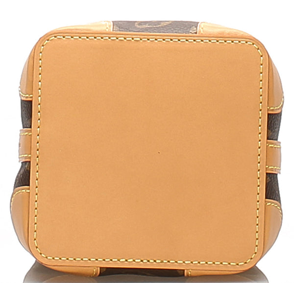 ルイ ヴィトン モノグラム ノエ・パース M57099 ブラウン PVC レザー 肩掛け ショルダーバッグ レディース LOUIS VUITTON 中古