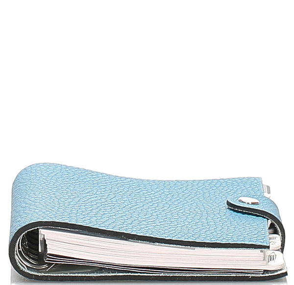 エルメス ユリス トリヨン ブルージーン レザー 手帳カバー ユニセックス HERMES 中古