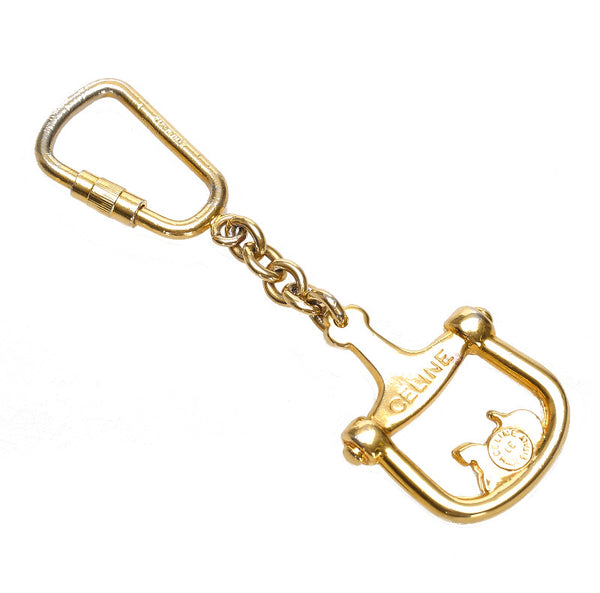 セリーヌ ゴールド メッキ キーホルダー レディース CELINE 中古