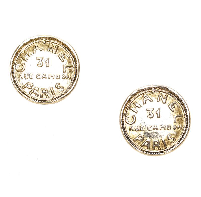 シャネル ゴールド メッキ イヤリング レディース CHANEL 中古