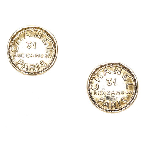 シャネル ゴールド メッキ イヤリング レディース CHANEL 中古