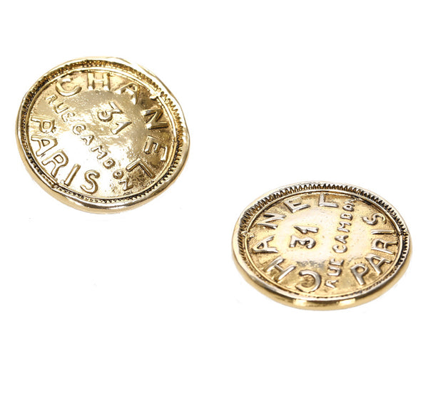 シャネル ゴールド メッキ イヤリング レディース CHANEL 中古