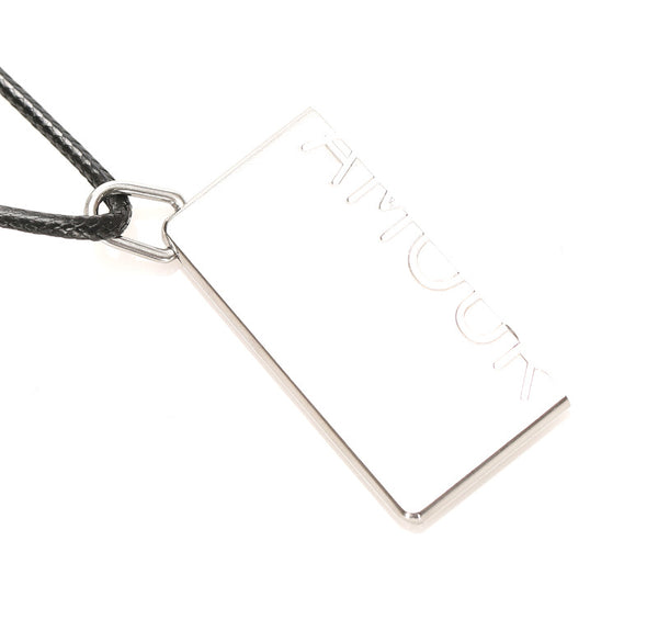 エルメス シルバー メタル レザー ペア ネックレス レディース HERMES 中古