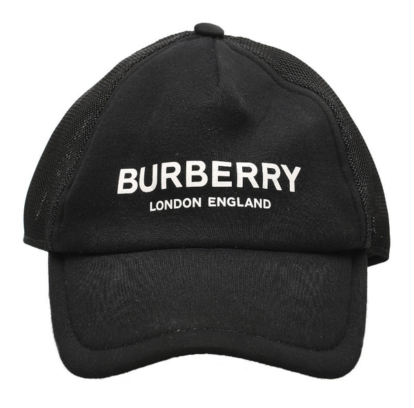 バーバリー ブラック 黒 ナイロン キャップ ユニセックス BURBERRY 中古