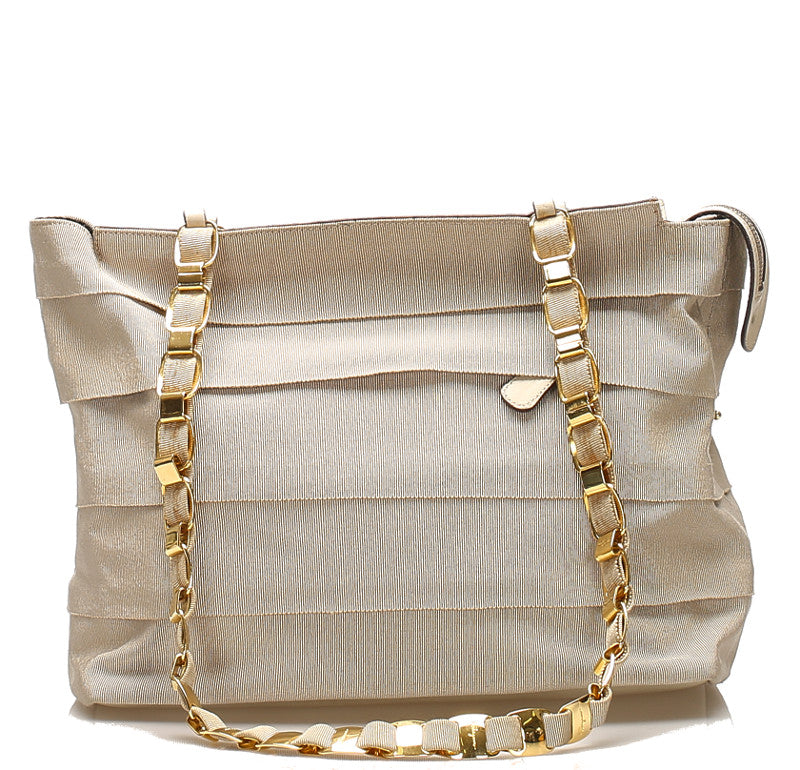 サルヴァトーレフェラガモ ヴァラ AU-215252 ベージュ キャンバス レザー トートバッグ レディース Salvatore Ferragamo 中古