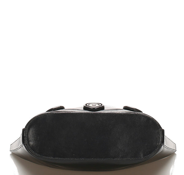ティファニー ブラック 黒 レザー ショルダーバッグ レディース TIFFANY&Co. 中古