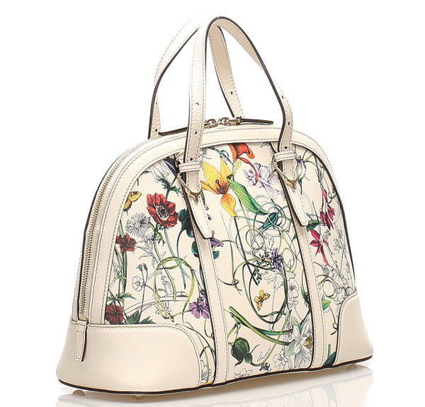 グッチ 309617 ホワイト  レザー ショルダーバッグ レディース GUCCI 中古