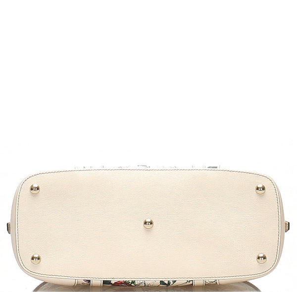 グッチ 309617 ホワイト  レザー ショルダーバッグ レディース GUCCI 中古