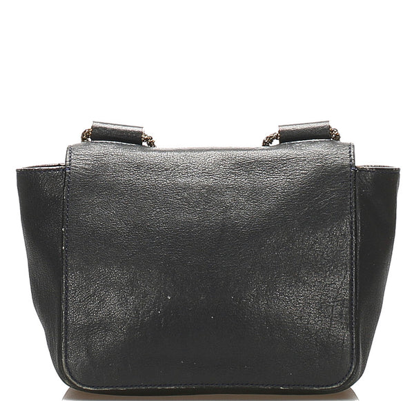 クロエ ブラック 黒 レザー ショルダーバッグ レディース Chloe 中古