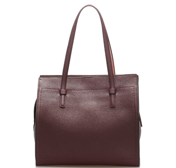 サルヴァトーレフェラガモ ガンチーニ EZ-21 F216 ボルドー レザー ショルダーバッグ レディース Salvatore Ferragamo 中古