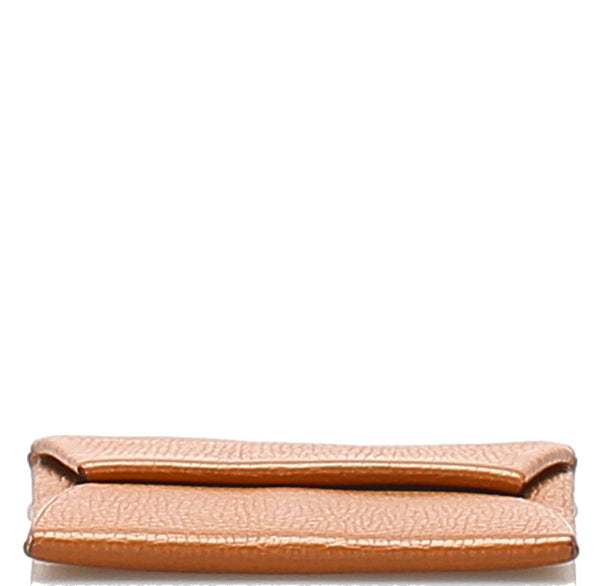 エルメス バスティア キャメル レザー コインケース ユニセックス HERMES C刻印(2018年制)刻印 中古