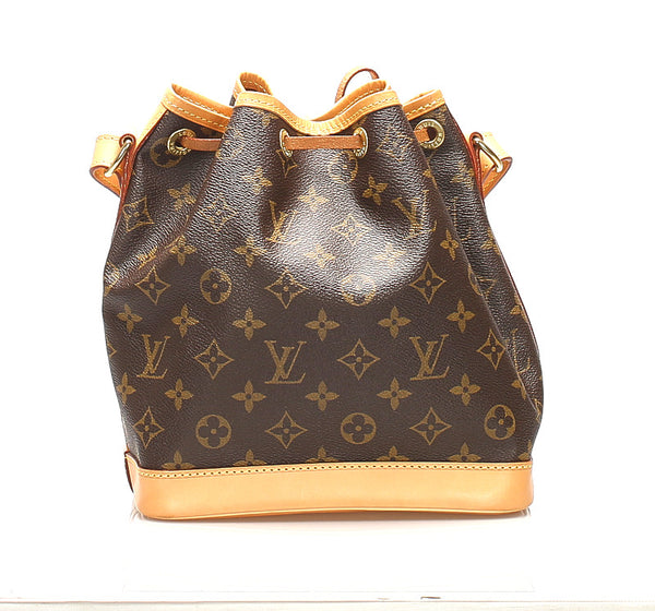 ルイ ヴィトン モノグラム ノエＢＢ M40817 ブラウン 茶 PVC レザー ショルダーバッグ レディース LOUIS VUITTON 中古