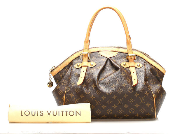ルイ ヴィトン モノグラム ティヴォリＧＭ M40144 ブラウン PVC レザー ハンドバッグ レディース LOUIS VUITTON 中古
