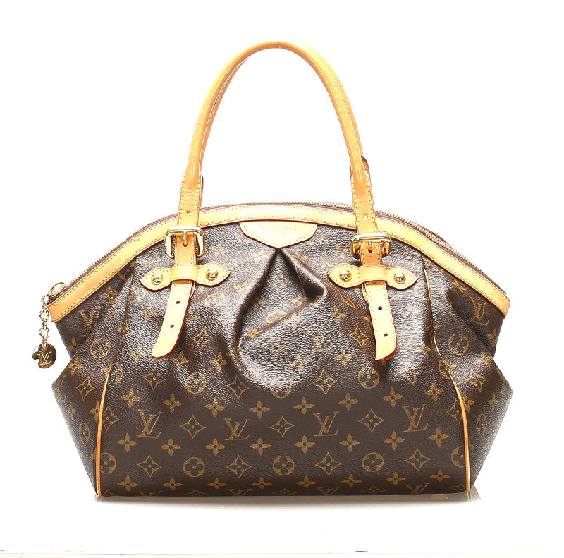 ルイ ヴィトン モノグラム ティヴォリＧＭ M40144 ブラウン PVC レザー ハンドバッグ レディース LOUIS VUITTON 中古