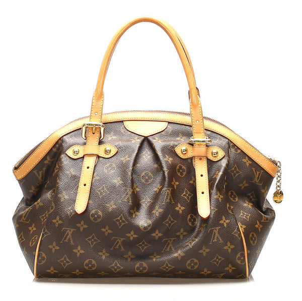 ルイ ヴィトン モノグラム ティヴォリＧＭ M40144 ブラウン PVC レザー ハンドバッグ レディース LOUIS VUITTON 中古