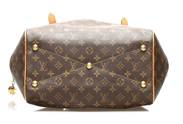 ルイ ヴィトン モノグラム ティヴォリＧＭ M40144 ブラウン PVC レザー ハンドバッグ レディース LOUIS VUITTON 中古