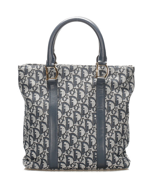 ディオール トロッター キャンバス レザー ハンドバッグ レディース Dior 中古