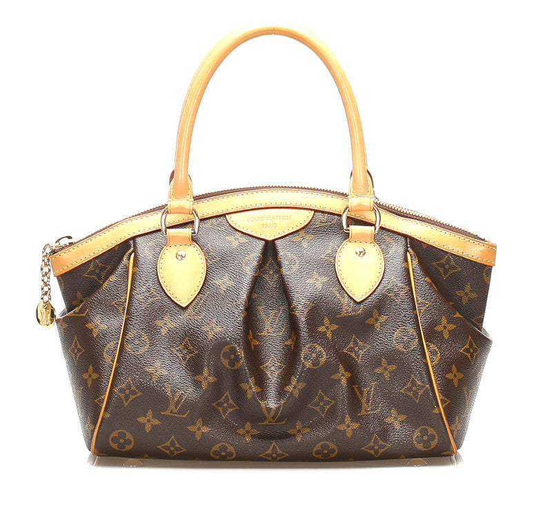 ルイ ヴィトン モノグラム ティヴォリPM M40143  ブラウン 茶 PVC レザー ショルダーバッグ レディース LOUIS VUITTON 中古